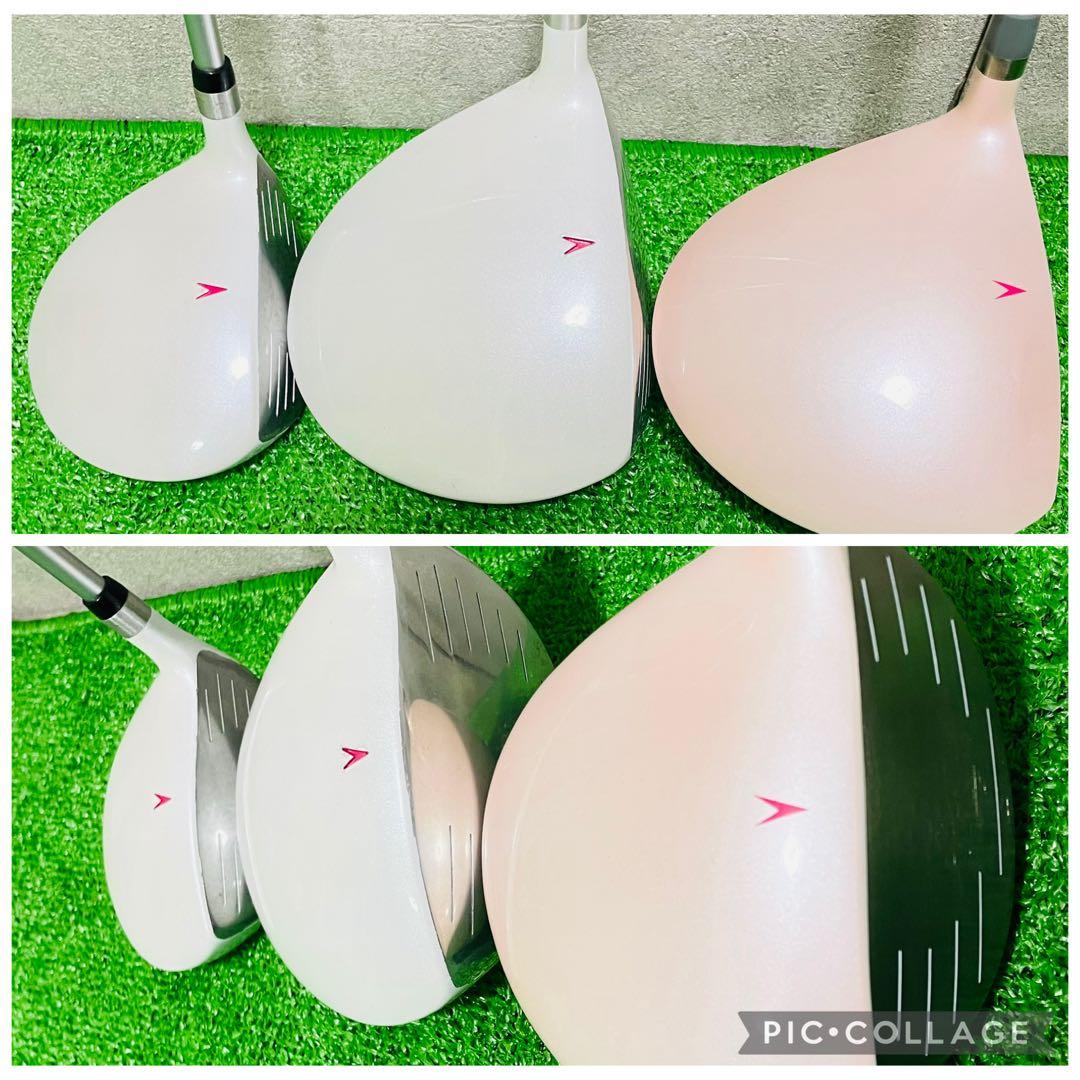 美品　Fitway フィットウェイ ゴルフクラブセット ハーフセット レディース