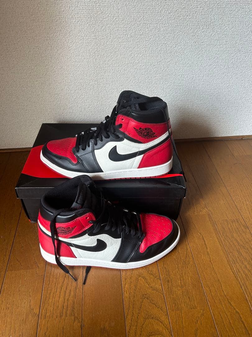 シューズ Air Jordan 1 Retro High OG \"Bred Toe\"