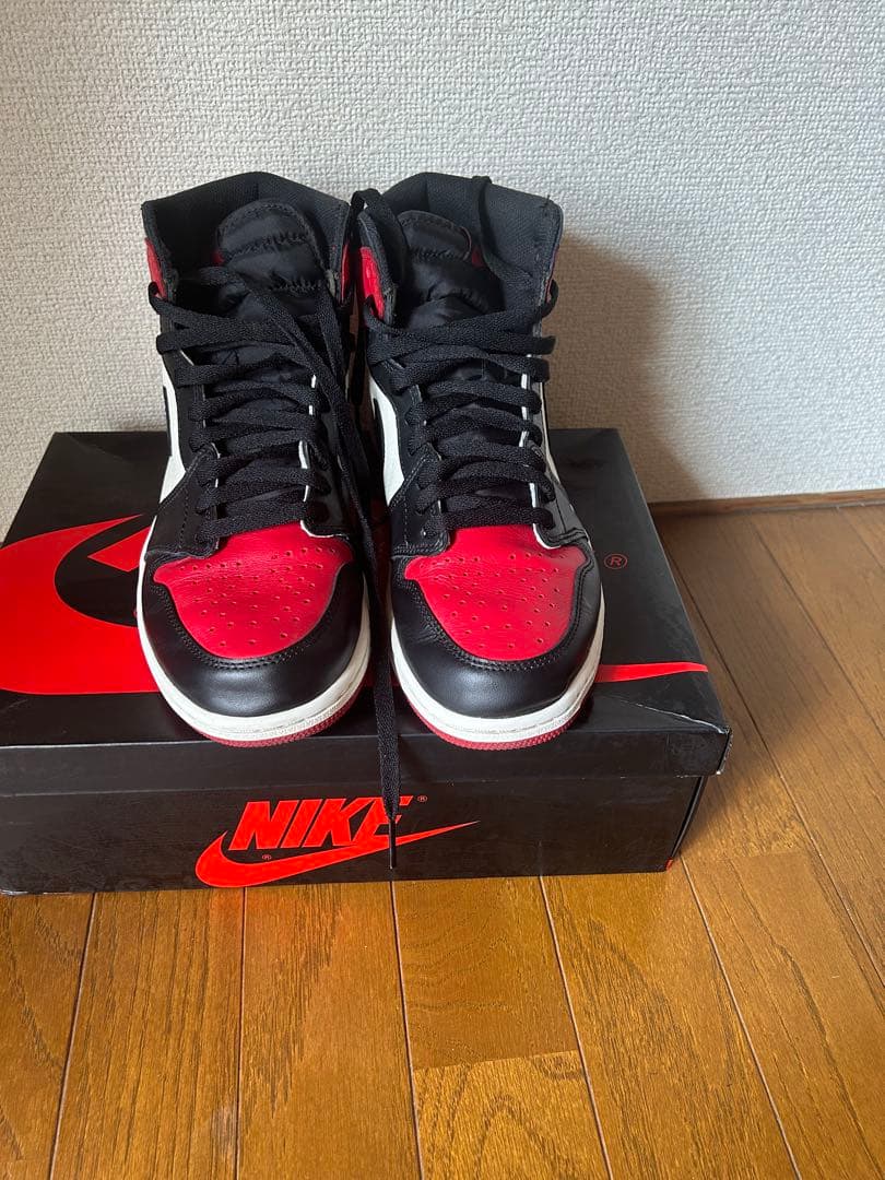 シューズ Air Jordan 1 Retro High OG \"Bred Toe\"