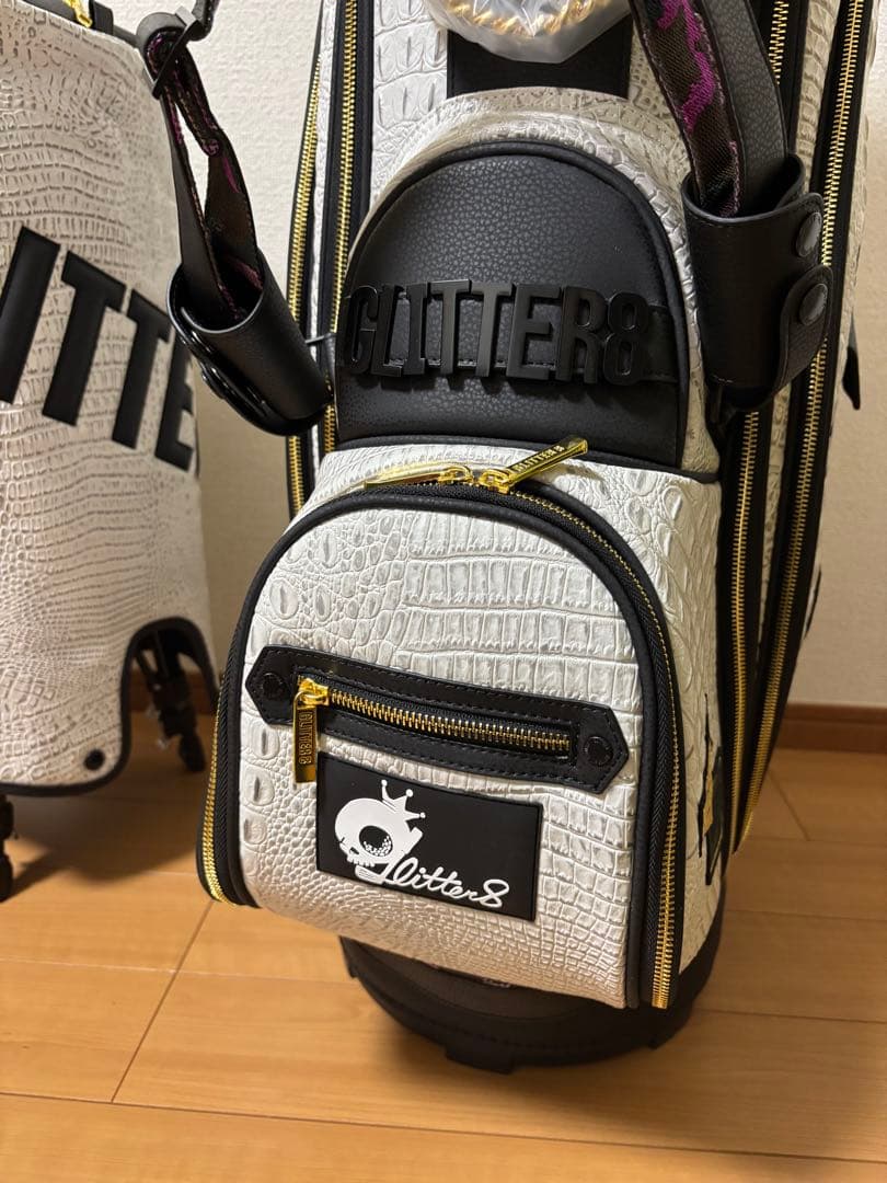 GLITTER 8 キャディバッグ 新品未使用品 クロコダイル総柄