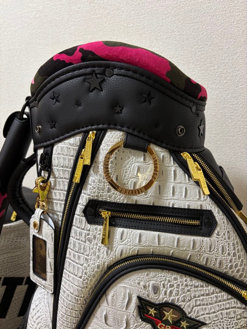 GLITTER 8 キャディバッグ 新品未使用品 クロコダイル総柄