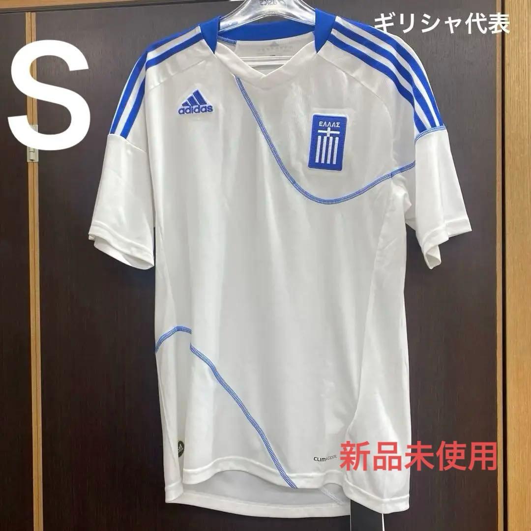 希少品adidas アディダス　ギリシャ代表 2010ユニフォーム　タグ付き白青