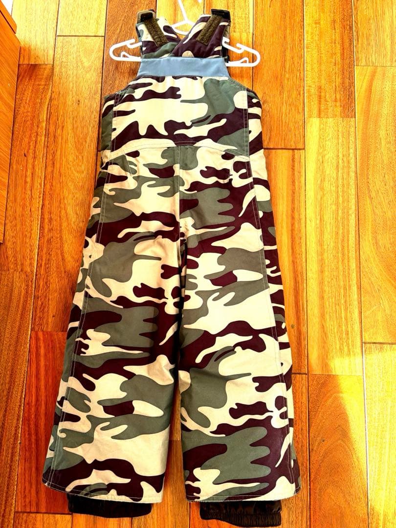 【超美品☆】BURTON DRYRIDE キッズ スノービブ 3T 迷彩