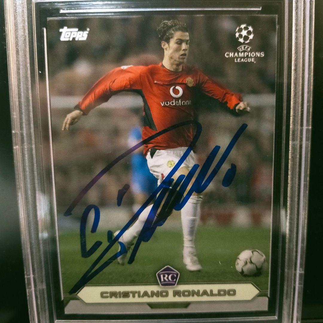 クリスティアーノ・ロナウド／直筆サインカード／TOPPS／RCルーキーカード