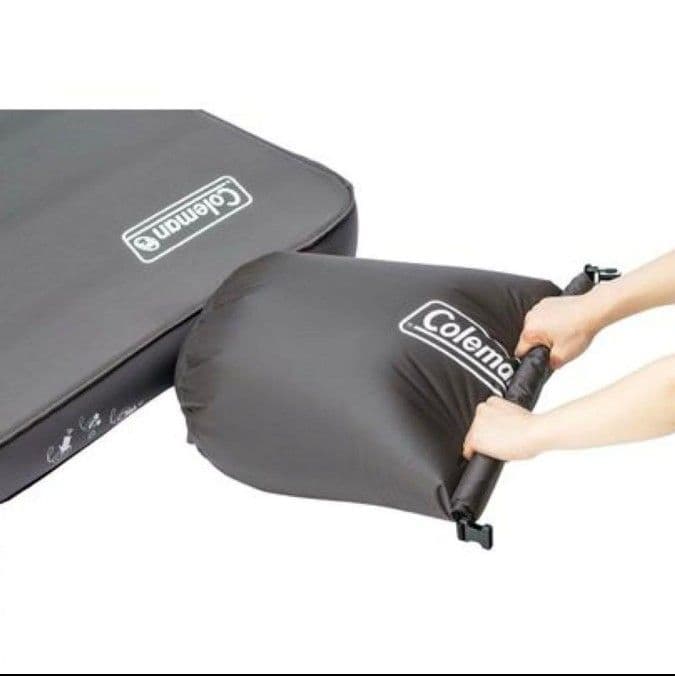 Colemanキャンパーインフレーターマットハイピークシングル①