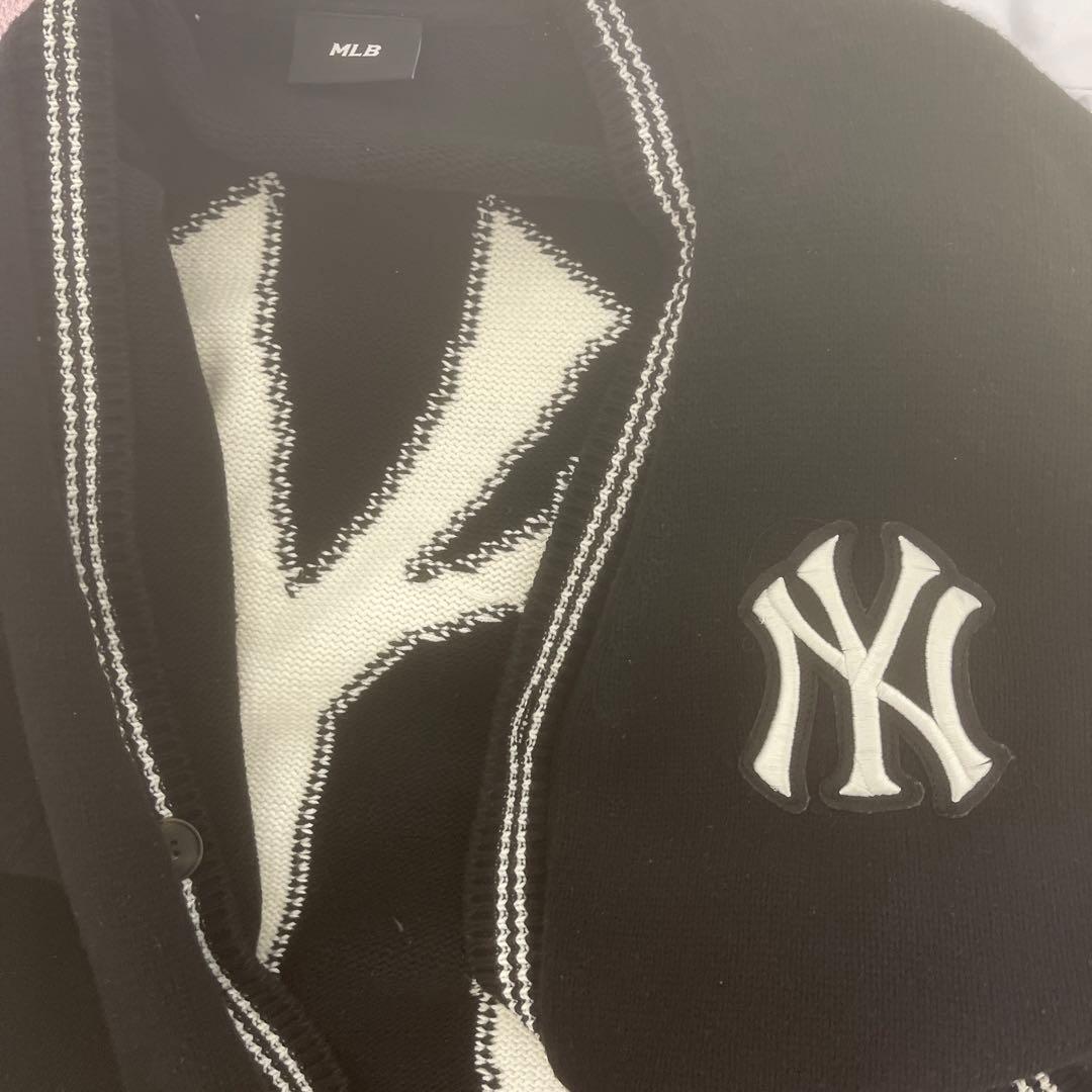 Mlb ヤンキースカーディガン黒