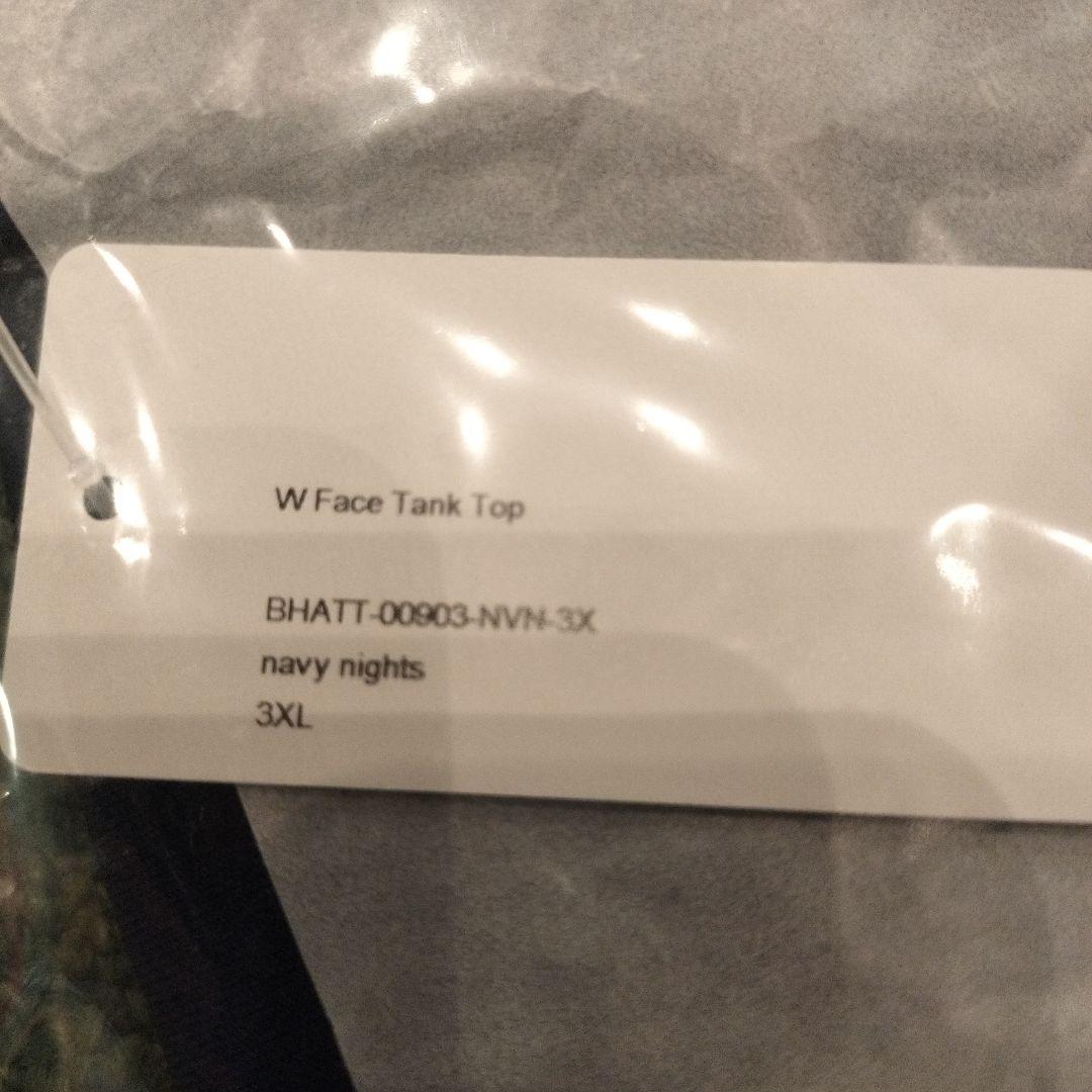 W Face Tank Top (navy nights)　Size:3XL