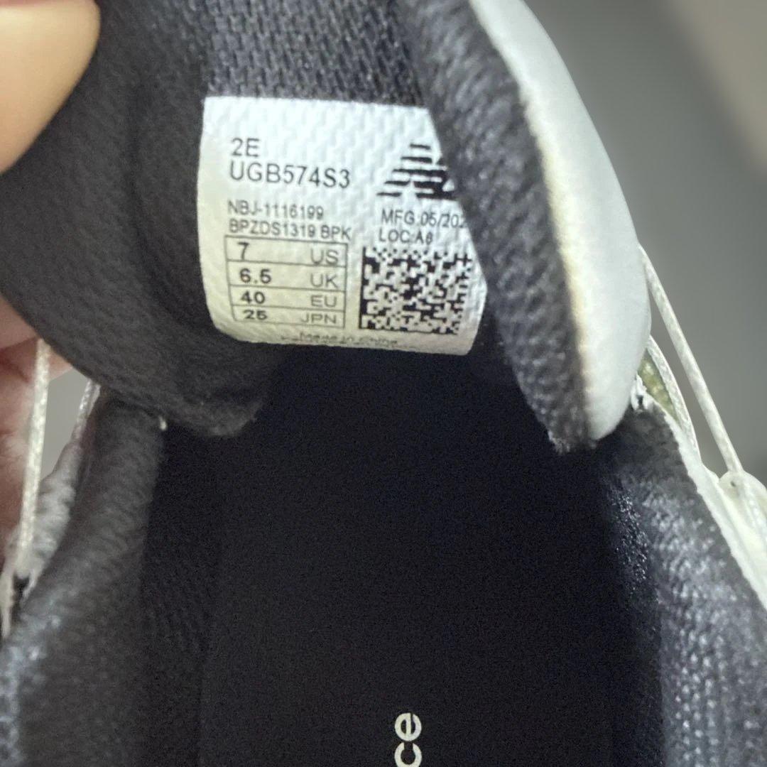 New Balance 574 ゴルフシューズ シルバー