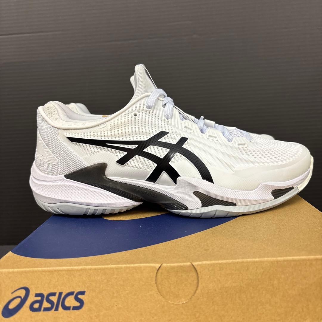asics COURT FF 3 ホワイト/ブラック 25.5cmオール
