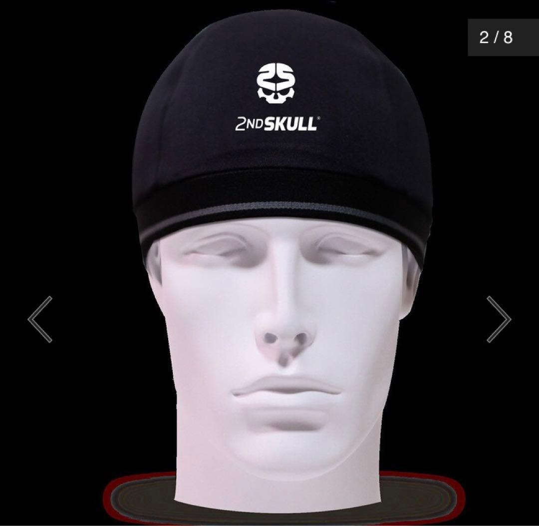 2ND SKULL CAP ティーンアダルト　ブラック　大人様