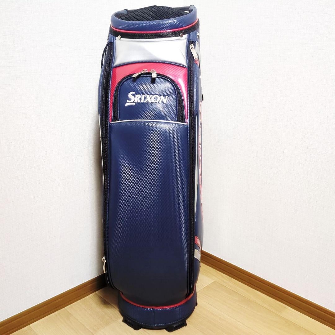 SRIXON スリクソン キャディバッグ レッド×ネイビー 4分割