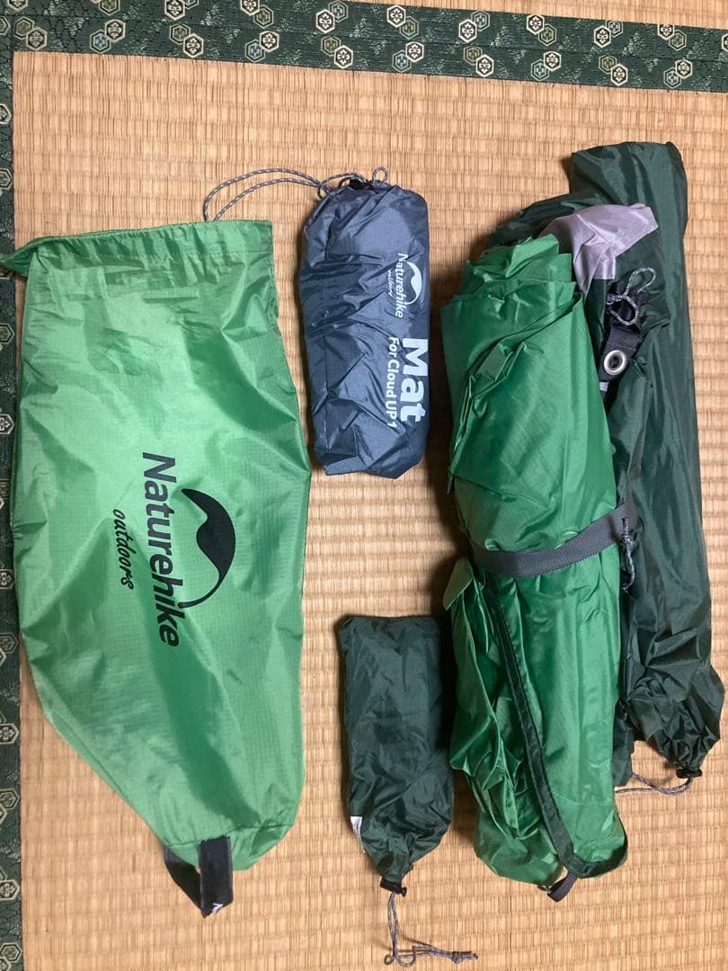 最終値下げnaturehike cloudup1 ソロテント1人用屋外使用無し