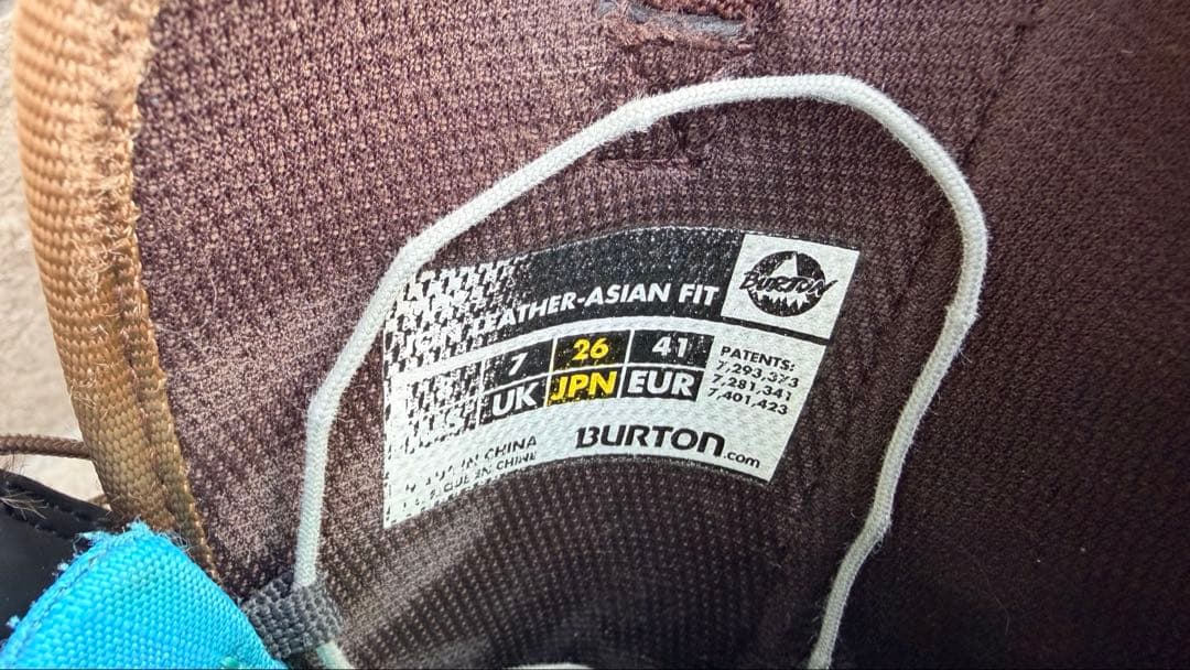 バートン BURTON スノーボードシューズ 26cm