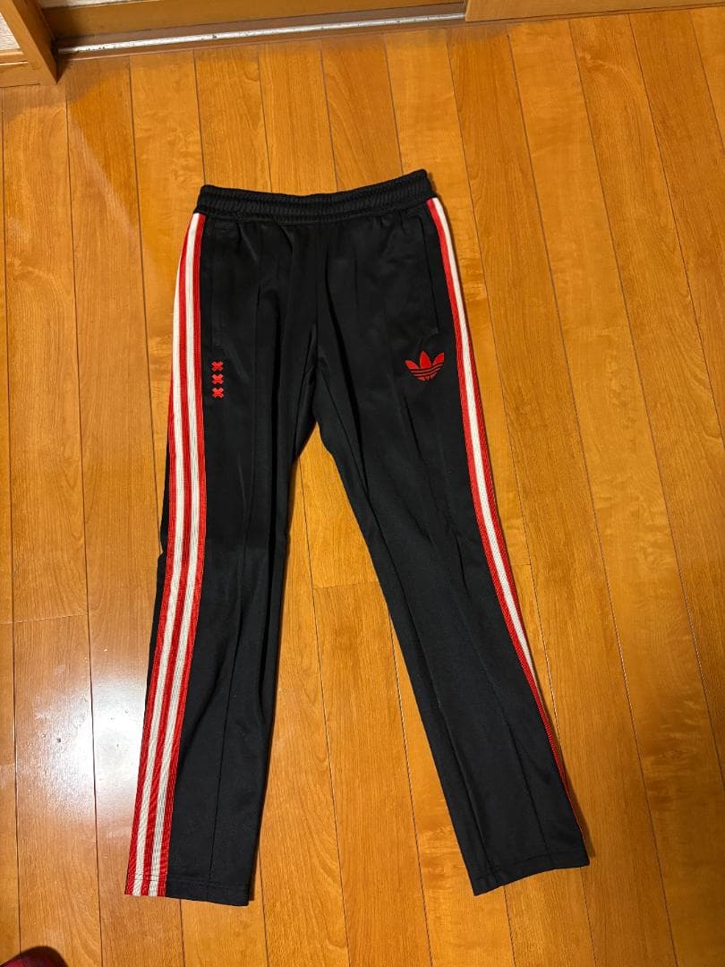 レア　adidas 　AJAX ジャージ 黒/赤　アヤックス　上下セット