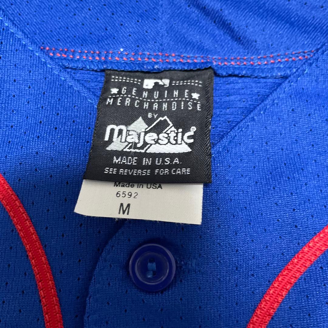 極美品 Majestic RANGERS 3 RODRIGUEZ Jersey