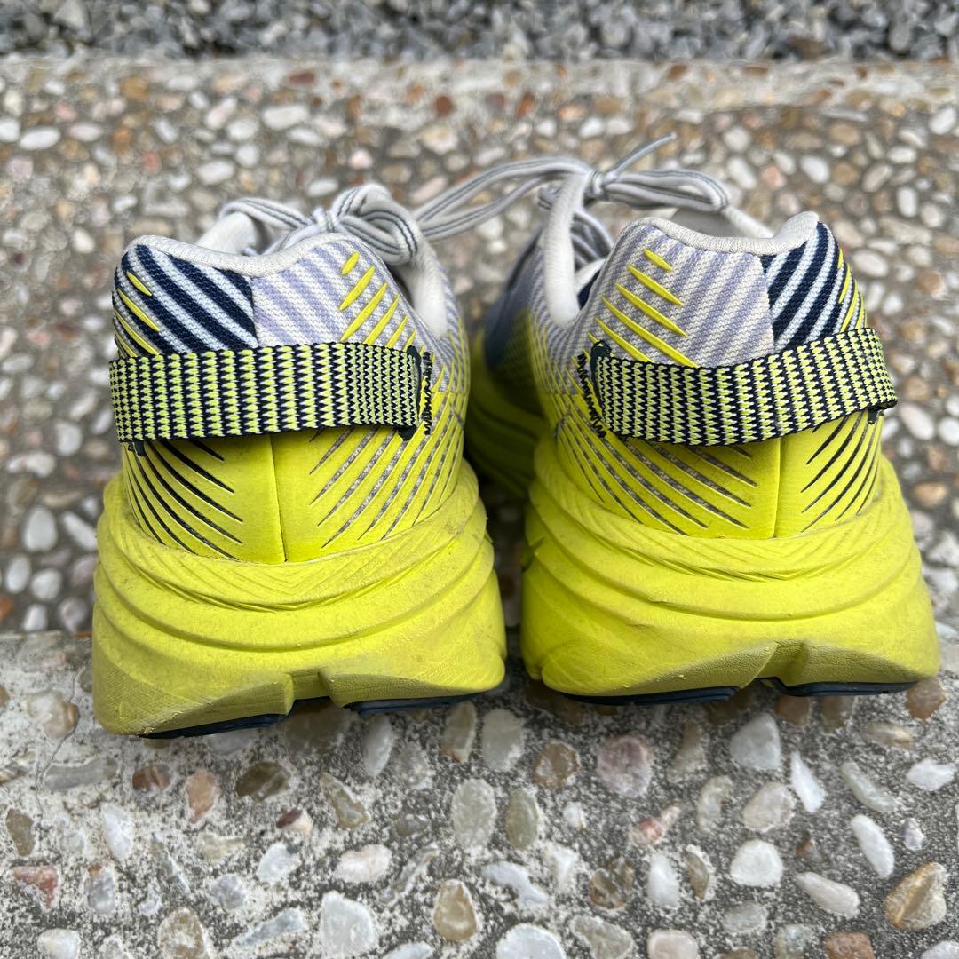 HOKA ONE ONE トレイルシューズ グレー/イエロー