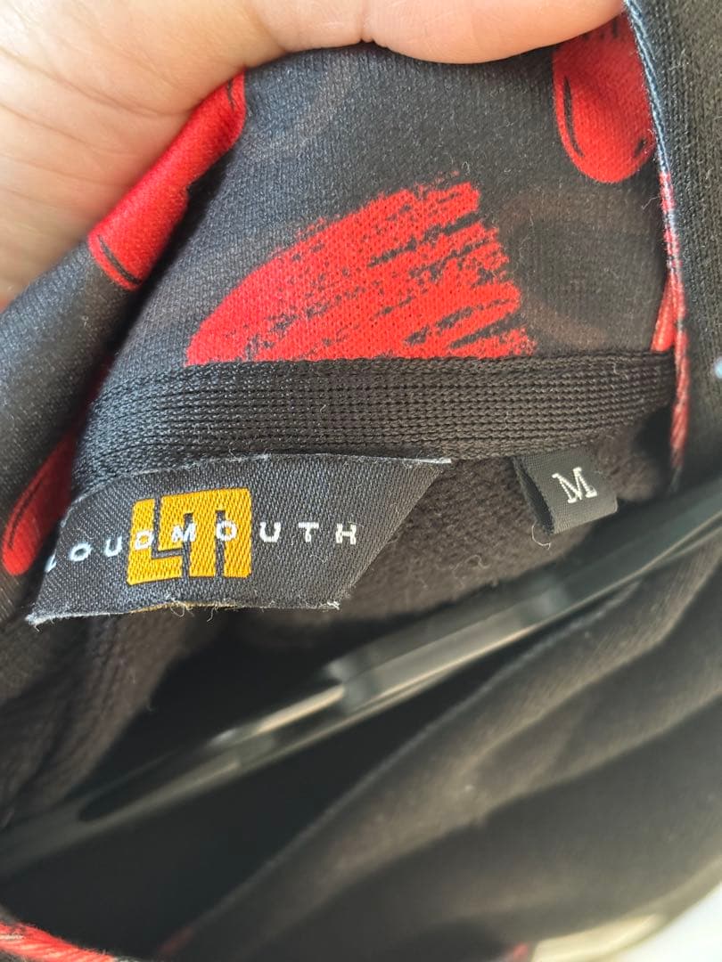 LOUDMOUTH SEVEN² セットアップ　M ブラック/レッド
