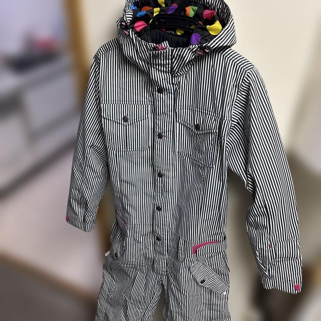 【レディース スキーウェア ワンピース M つなぎ】