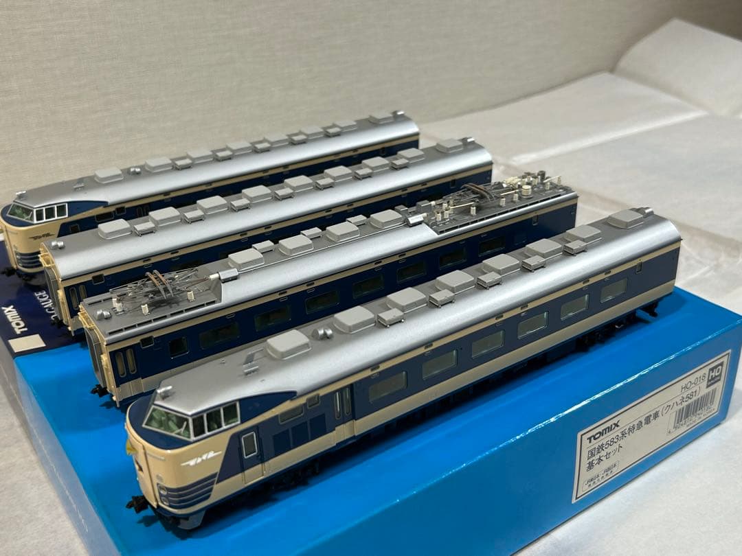 HOゲージ　HO-018国鉄583系特急電車（クハネ581）基本セット