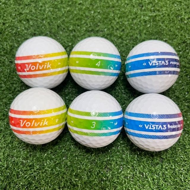 【S170】VOLVIK　VISTA　prism360 色混合 ロスト 24球
