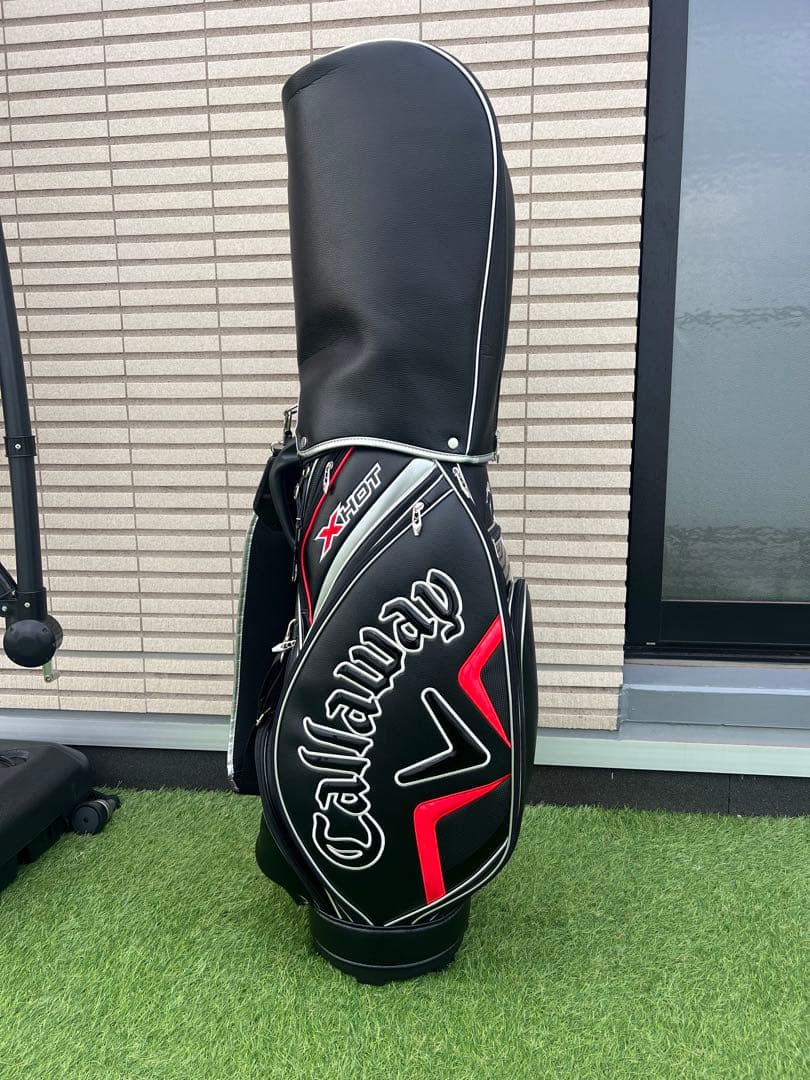 Callaway XHOT ゴルフキャディバッグ ブラック/レッド　新品未使用