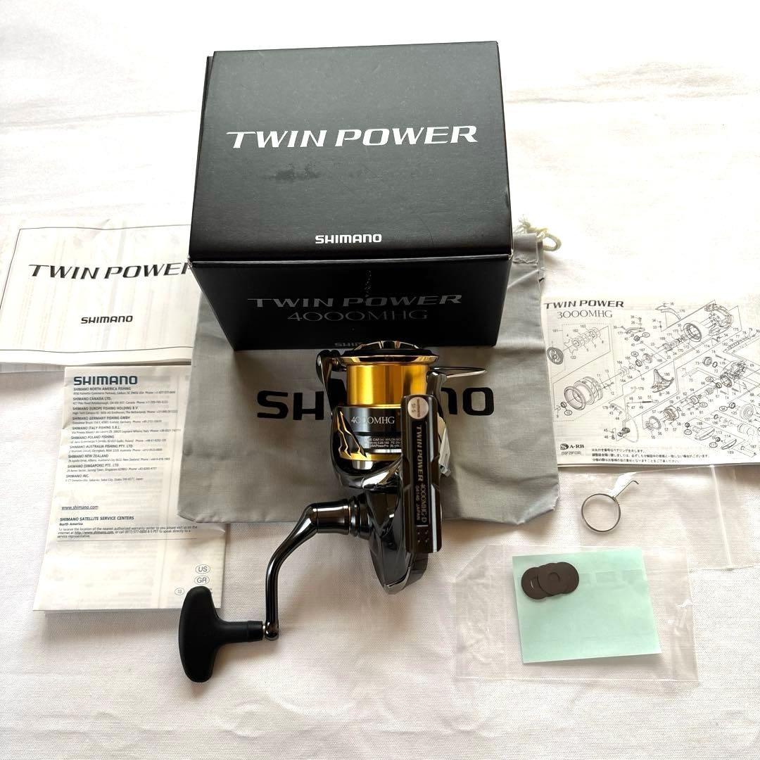 シマノ❣️ツインパワー❣️TWIN POWER 4000MHG 取説・箱04146