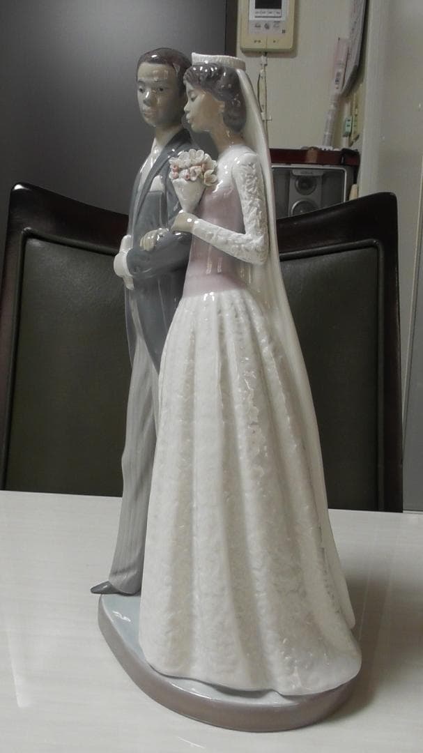 LLADRO　リヤドロ【ウエディング】Ｈ＝28　リアドロ　インテリア　Ｌ535