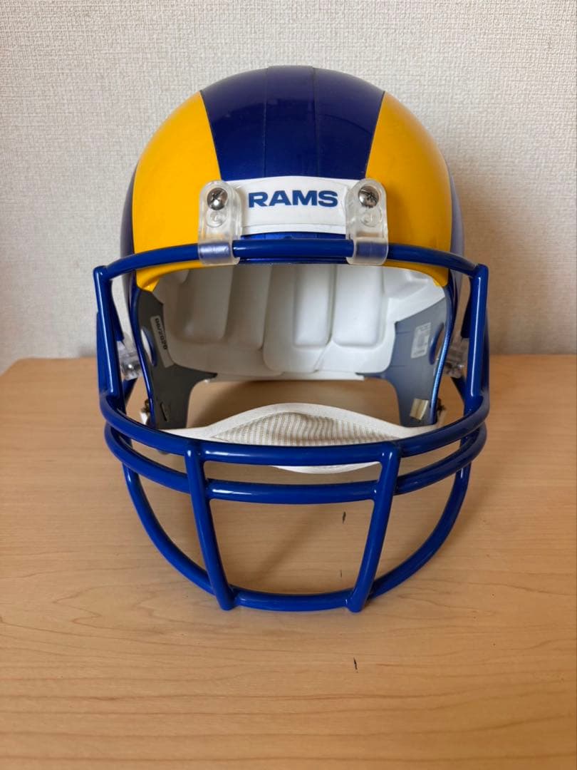 g855 ロサンゼルス ラムズ リデル スピード オーセンティック ヘルメット
