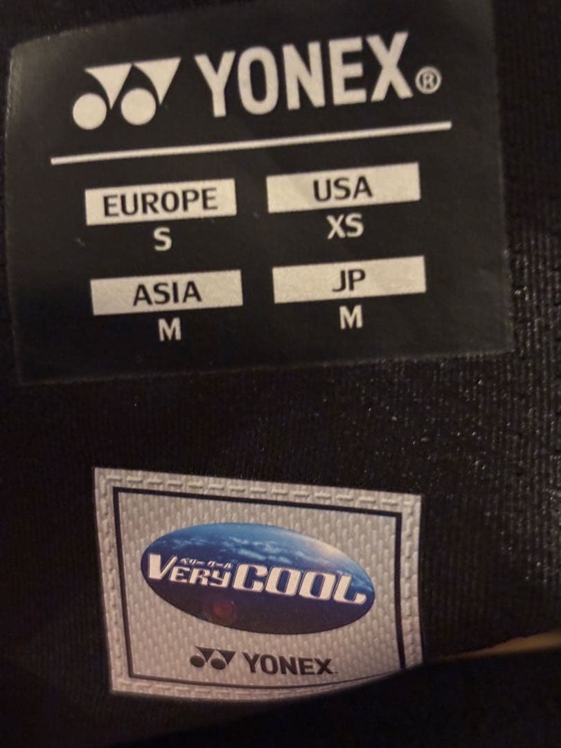 YONEX バドミントンウェア M 黒/白