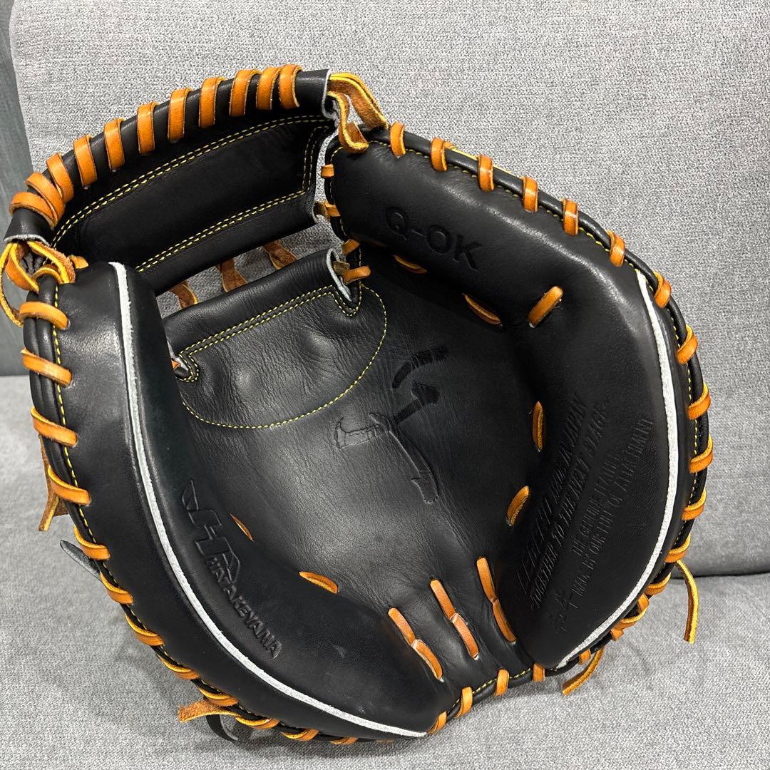 【最高峰】ハタケヤマ 硬式キャッチャーミット 久シリーズ 未使用