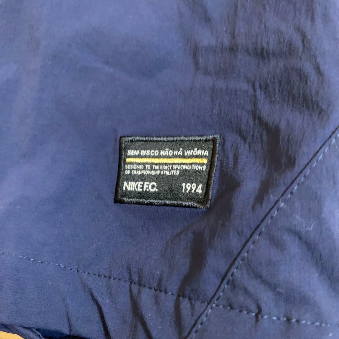 NIKE F.C. ナイロンモッズコート フーデッドコート ネイビー