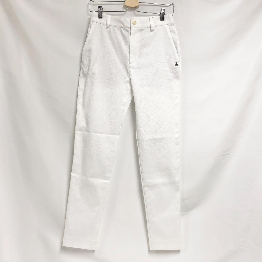 ○★新品未使用　St ANDREWS　ドビーストレッチクロップドパンツ　S　白