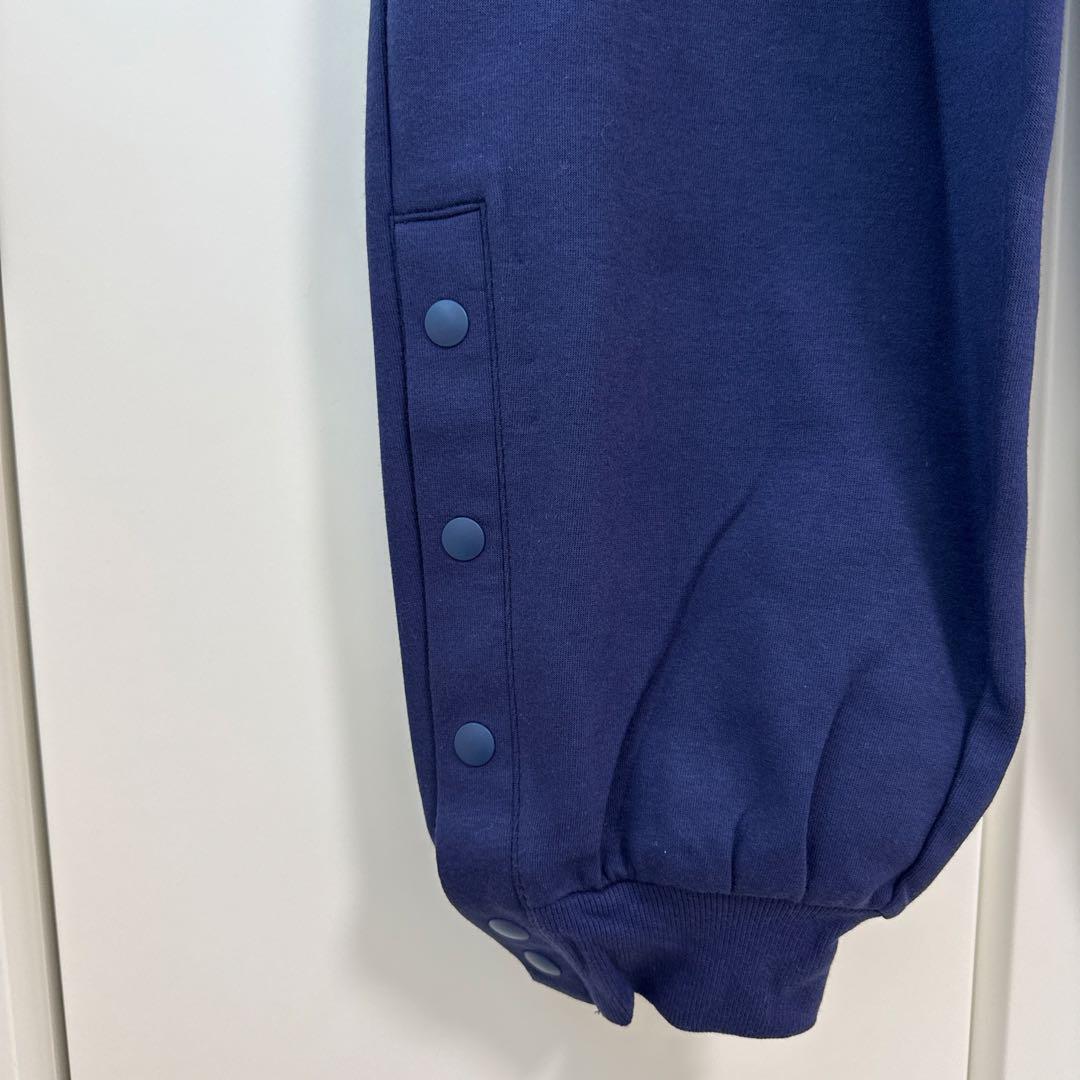 【新品タグ付】asicsスウェットパンツ 2XL ネイビー 裾ボタン バスケ