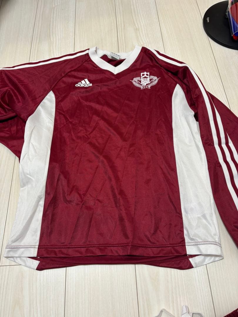 早稲田大学 サッカー 選手用練習着 アディダス 支給品 中古 ユニフォーム