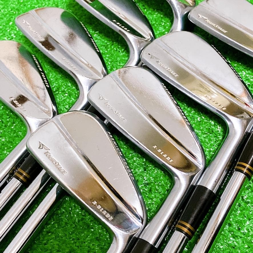 TOURSTAGE X-BLADE MB ゴルフアイアン 8本セット 右 S