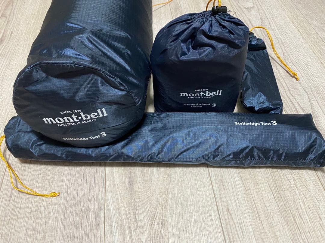 mont-bell ステラリッジテント3 グラウンドシート付