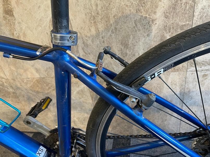 GIANT-escapeRX青-クロスバイクXSサイズ-手渡しのみでお願いします
