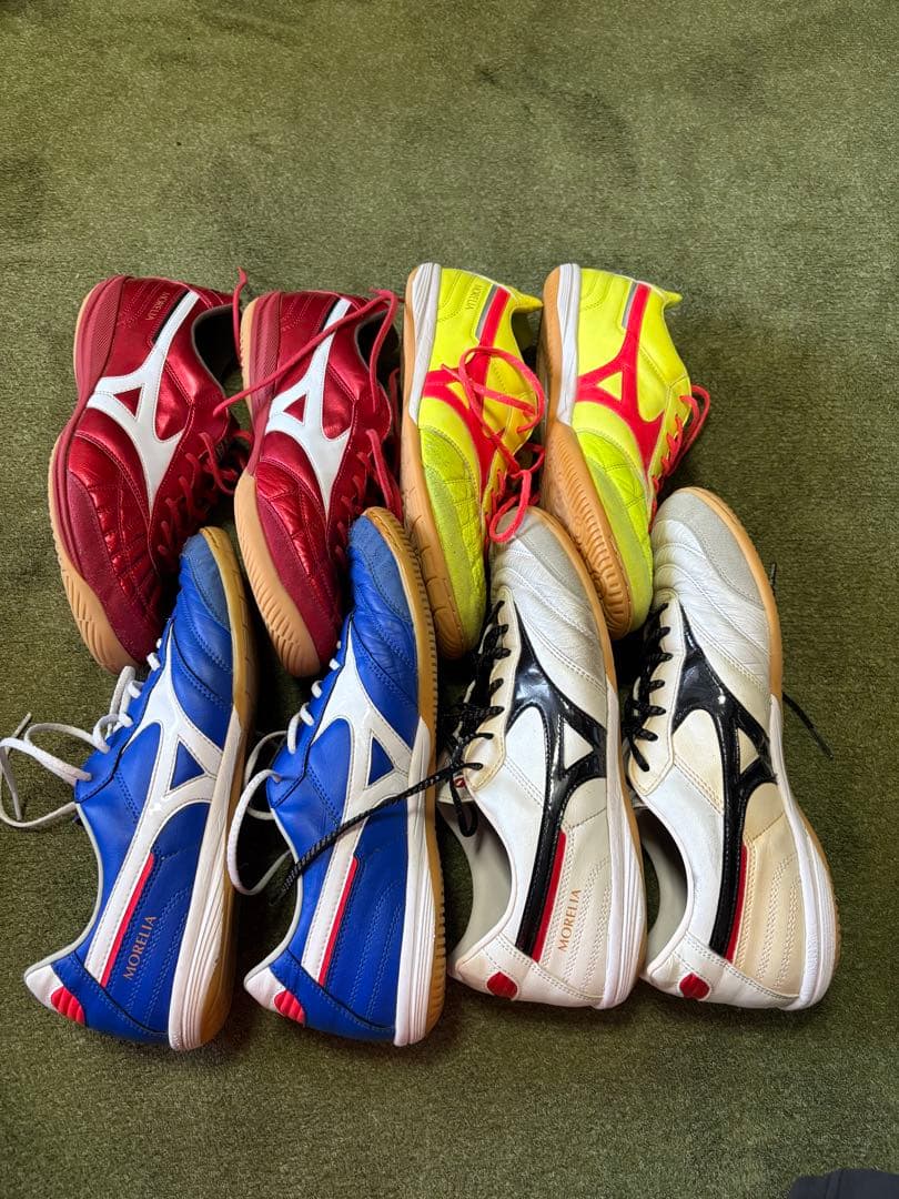 Mizuno モレリア　フットサル　4足セット　27.5