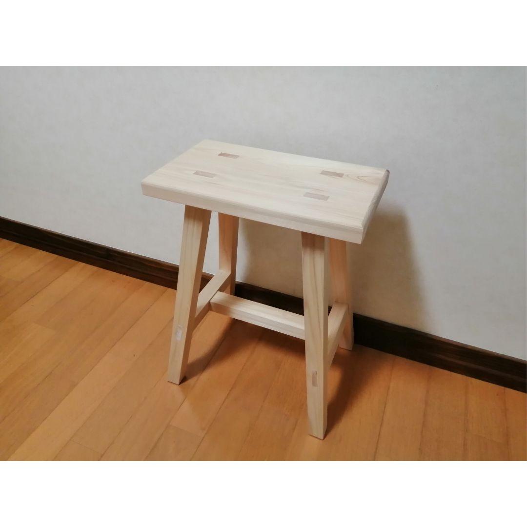 木製フラワースタンド　花台　幅35cm×高さ45cm　スツール　ベンチ　水槽台