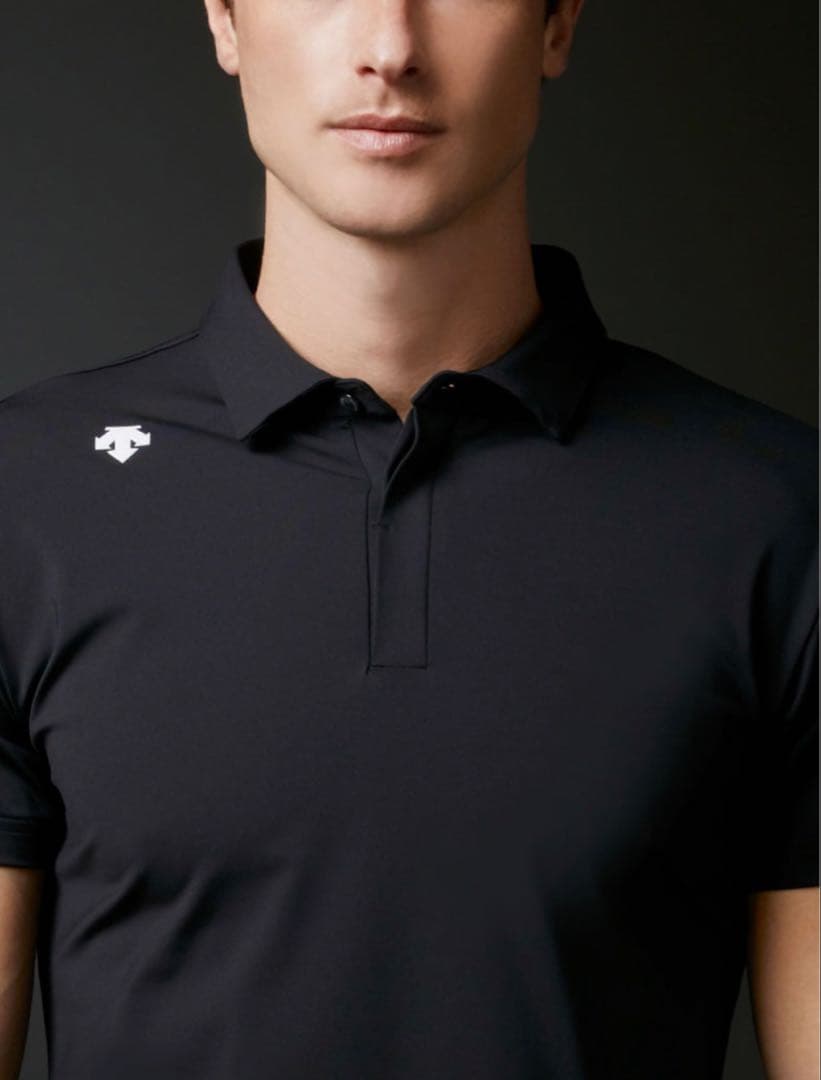 美品 DESCENTE GOLF デサント ゴルフ ポロシャツ 速乾 ストレッチ