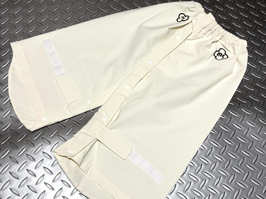 B品★マリ・クレールゴルフ★長袖半袖レインウェアレッグカバー付き★L/BK