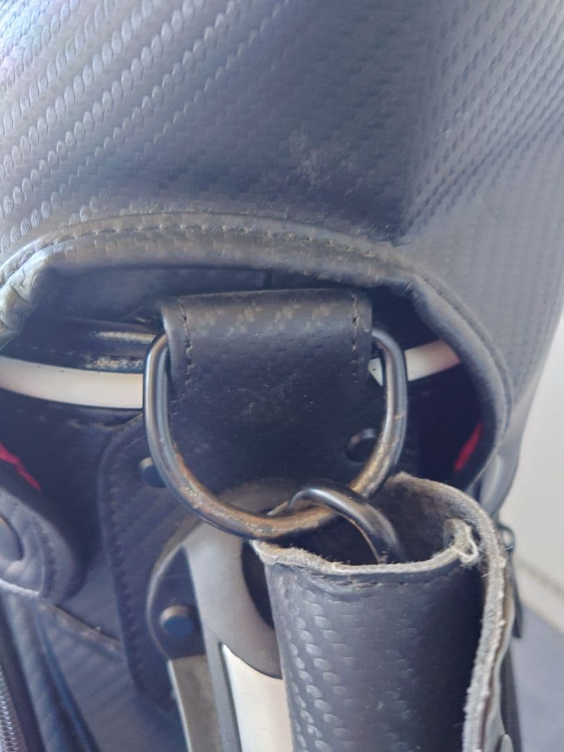 【むぎ】Nike golf キャディバッグ エナメル　ツアーモデル