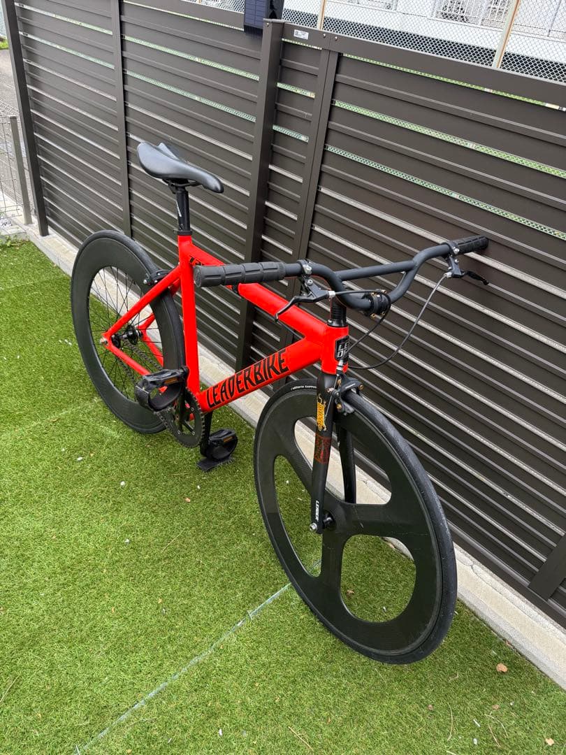 LEADERBIKE 721 ピストバイク オレンジ