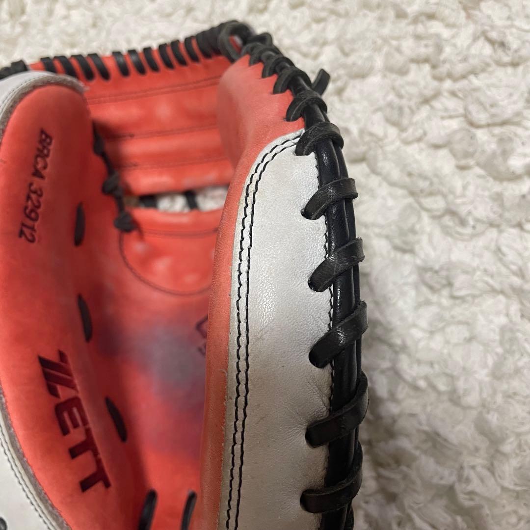 【ミサモモモ】 ゼット 矢野燿大 モデル 軟式 キャッチャーミット 野球
