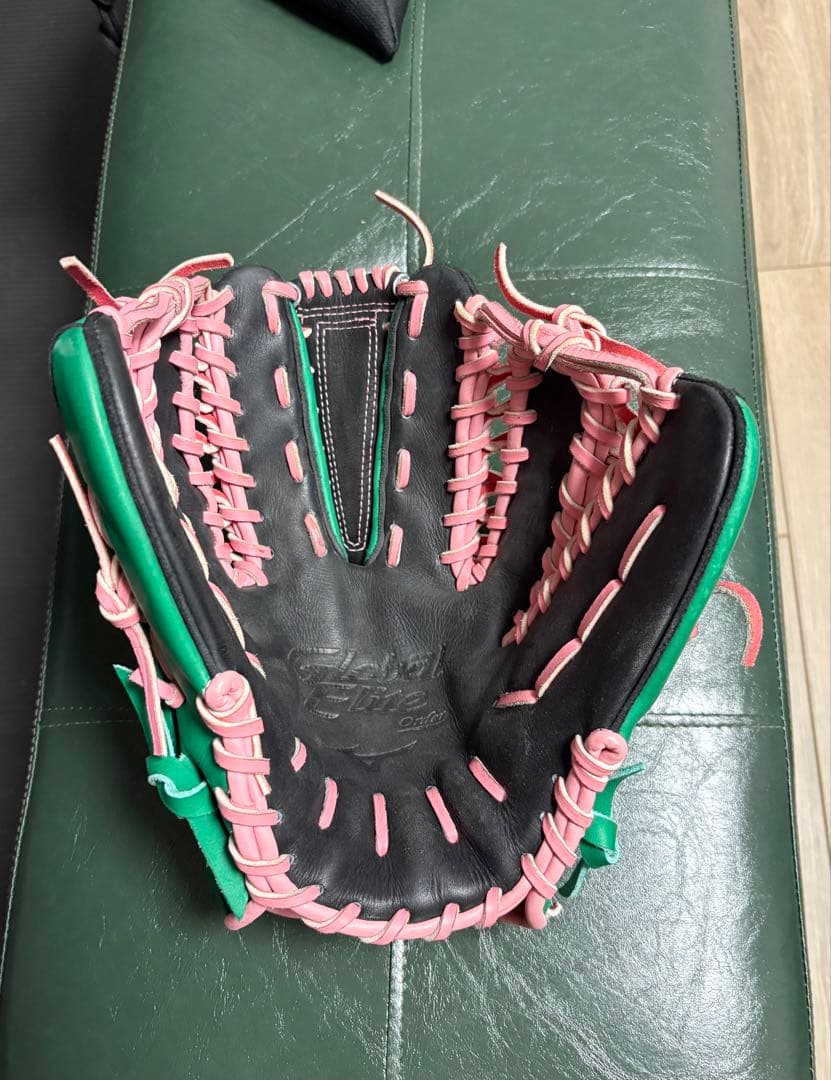 軟式野球グローブ ミズノ　両手投げ　袋付き