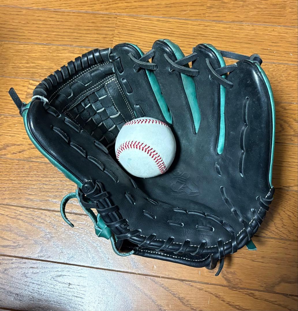 Suzuki Base 硬式野球グローブ 緑黒　growing