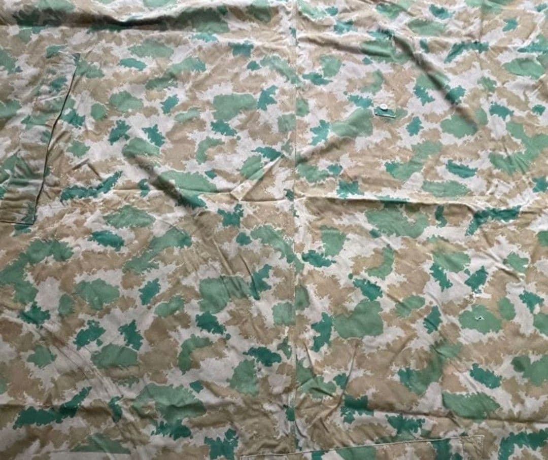 激レアドイツ軍幕　フローラルカモ　used 2枚