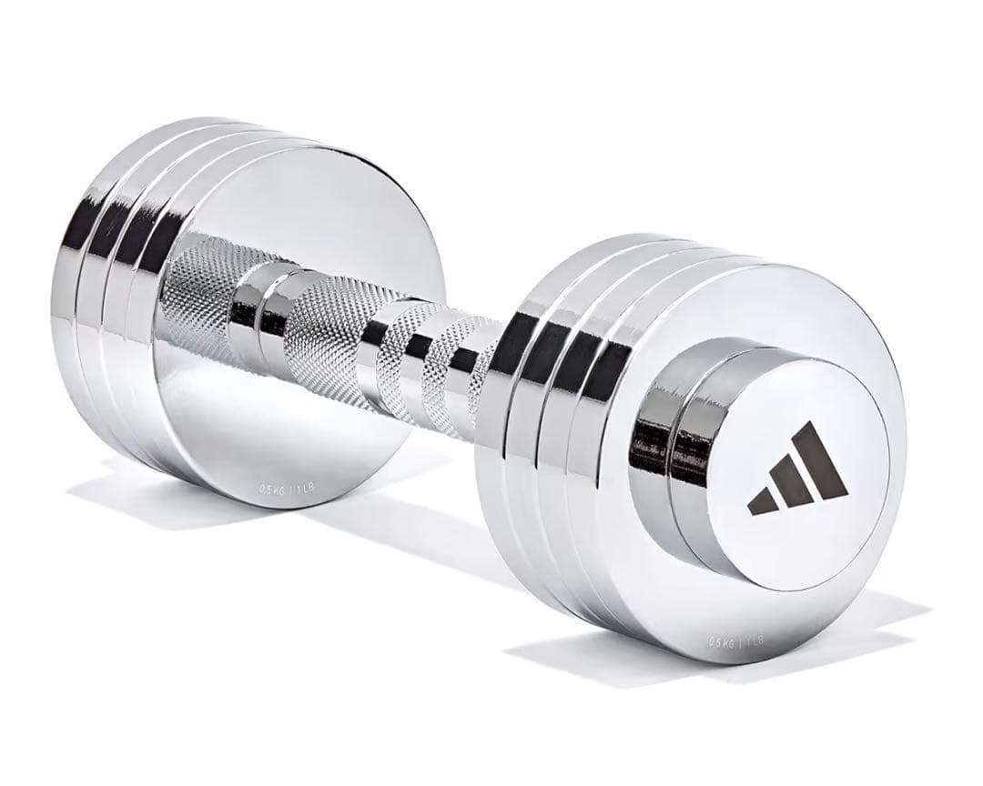 adidas(アディダス) ダンベル 5KG (1-5KGS 重量調整可能)