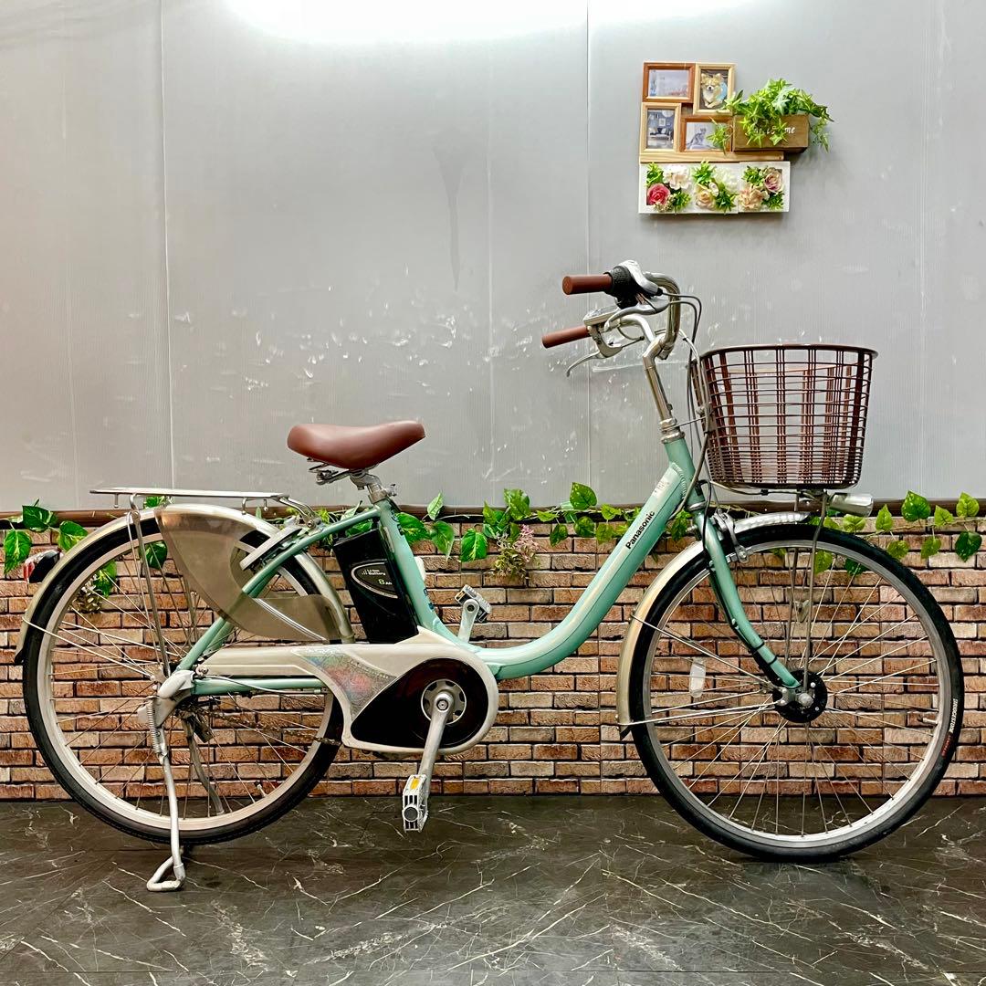 分解発送【6】電動自転車 Panasonic light U グリーン24インチ