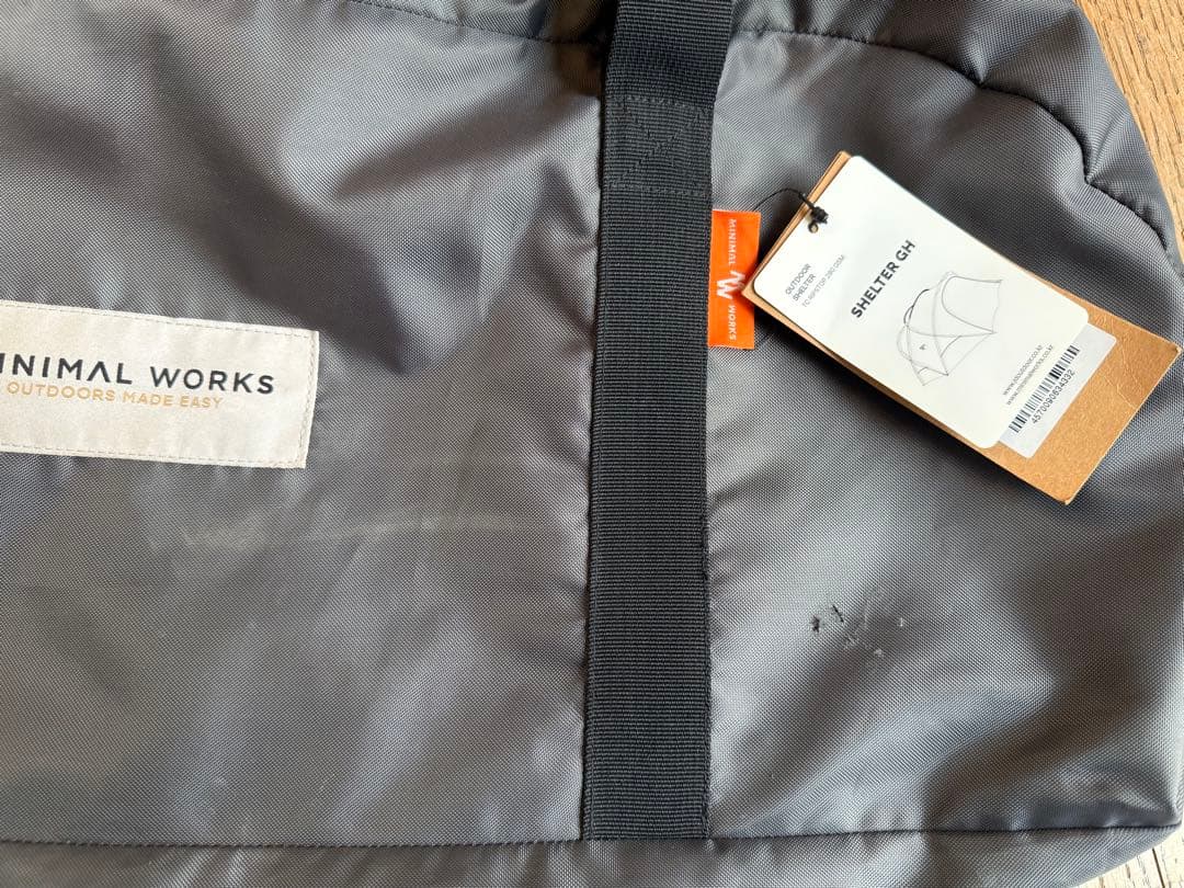 MINIMAL WORKS SHELTER GH チャコール メッシュドア等付属